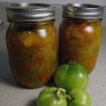 Ketchup aux tomates vertes