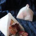 Pétales de rose cristallisés