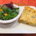 Quiche sans croûte à la courge musquée
