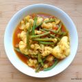 Curry chou-fleur - pois chiches