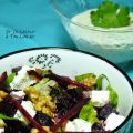 Duo de betteraves en salade, sauce au yaourt