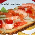 Bruschetta de la mer