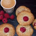 Cookies chocolat blanc et framboises