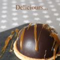 Dômes chocolat caramel
