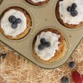 Muffins à la courgette, au yaourt et à la[...]