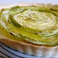 QUICHE AUX SPIRALES DE POIREAUX