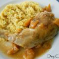 Couscous de poulet aux abricots