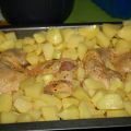Cuisses de poulets piquantes et pomme de terre