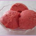 Glace à la fraise.