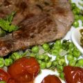 Tranches de gigot, sauce à la menthe., Recette[...]