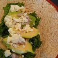 Burritos au kale et haricots blancs