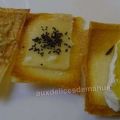 Chips de feuille de brick aux fromages