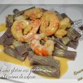 Pâtes sans gluten aux gambas, à la crème de[...]