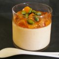 PANNA COTTA ABRICOTS AU LAIT DE SOJA