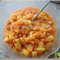 Rata de pommes de terre et tomates, sans viande[...]