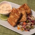 Bâtonnets de poisson au tofu, sauce tartare[...]