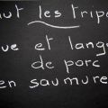 Joues et langues de porc saumurées.