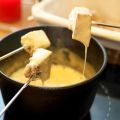 Fondue creusoise au camembert et au reblochon
