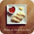 Papillote de poulet au citron et au miel