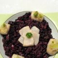 Risotto nero, poireau fondu et Saint Jacques[...]