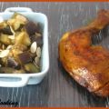 Poulet au raz el hanout, aubergine et courgette[...]