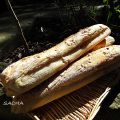 Ficelles provençales au thym et lardons fumés