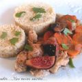Tajine de poulet à la figue & cannelle