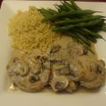 Poulet sauce aux champignons
