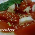 Salade de tomates aux grains de sésame de Nadjet