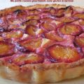 Tarte aux quetches sans gluten et sans lactose