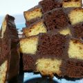 Gâteau damier façon Battenberg Cake, pas à pas