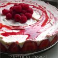 Gâteau au fromage, chocolat blanc, fraises et[...]