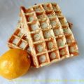 Gaufres au citron et au pavot