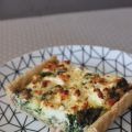 Tarte aux feuilles de blettes, lardons et feta