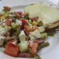 Salade et bruschetta, Recette Ptitchef