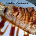 Gâteau au fromage blanc au caramel