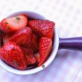 Fraises macérées