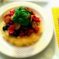 Polenta crémeuse aux  légumes méditerranéens