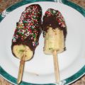 Bananes glacées au chocolat de Lexibule
