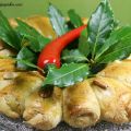 Couronne de pain au Safran et au Parmesan