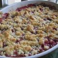 Le crumble rhubarbe / framboise, Recette[...]