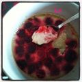 Crèmes aux oeufs pistache matcha framboises