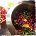 Salade de roquette /betterave /grenade/orange
