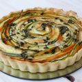 Tarte aux légumes: courgettes, carottes et St[...]