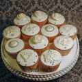 Cupcakes blanc et argent