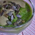 Compote verte, coulis vert, graines vertes