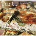Tarte asperges & saumon
