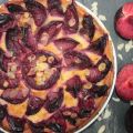 Tarte aux prunes et amandes