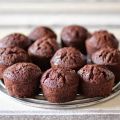 Les p'tits muffins tout chocolat
