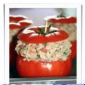Tomates farcies au thon & pomme de terre,[...]